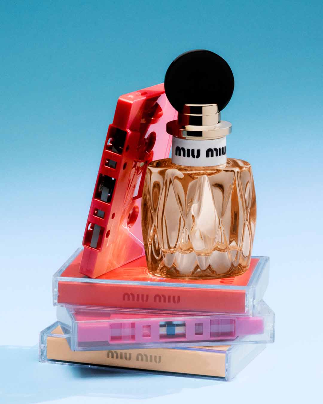 Parfum Miu Miu avec cassette transparente